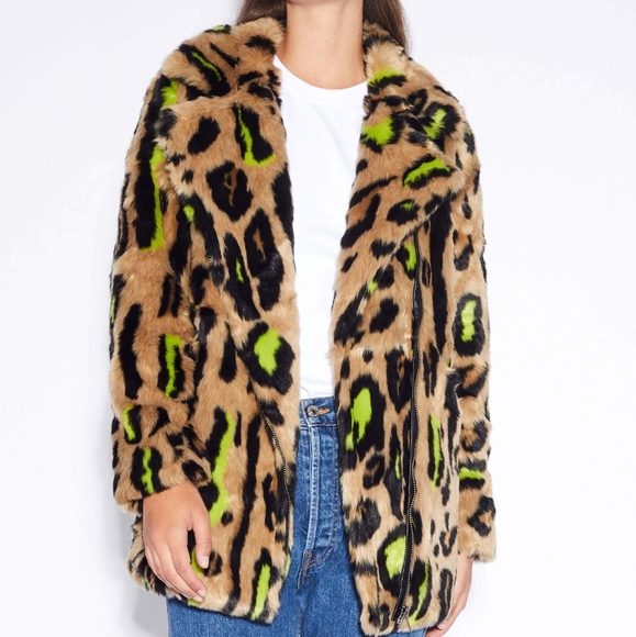 apparis leopard coat
